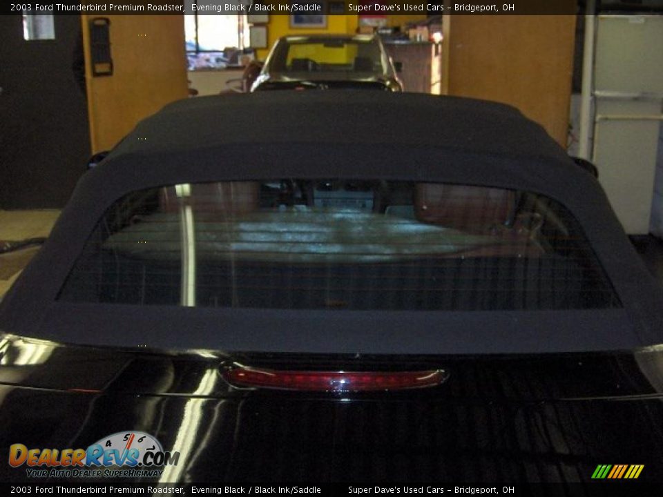 2003 Ford Thunderbird Premium Roadster Evening Black / Black Ink/Saddle Photo #19