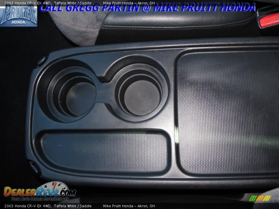 2003 Honda CR-V EX 4WD Taffeta White / Saddle Photo #23