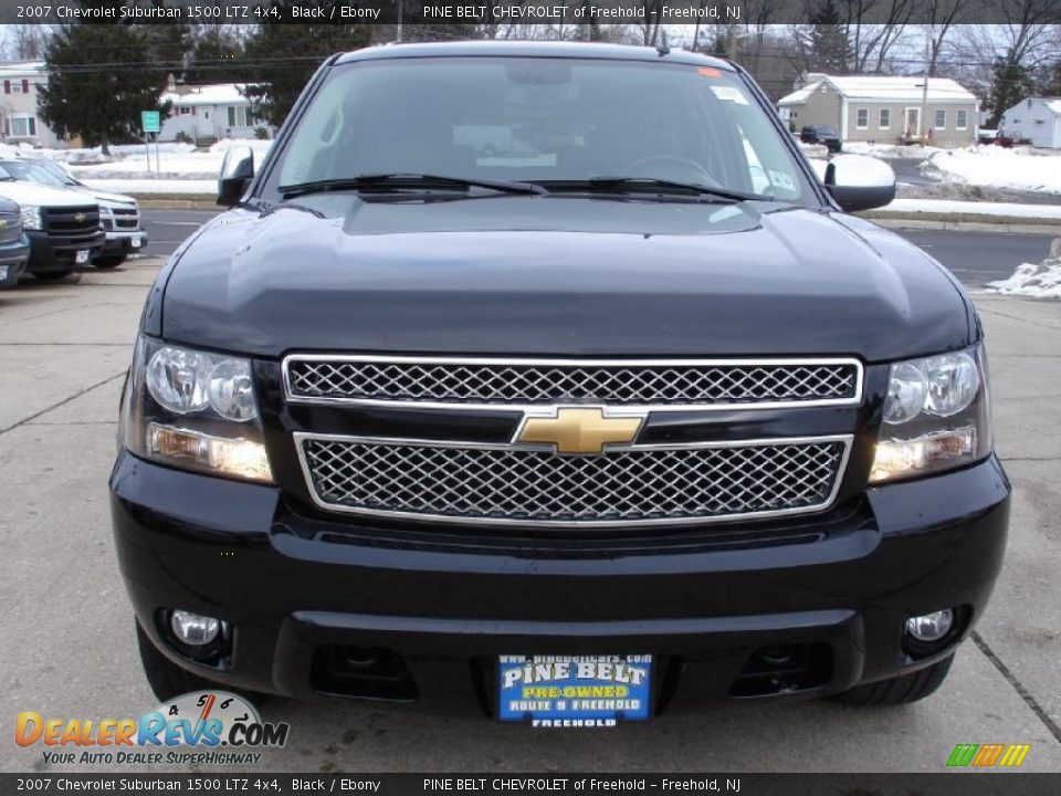 2007 Chevrolet Suburban 1500 LTZ 4x4 Black / Ebony Photo #2