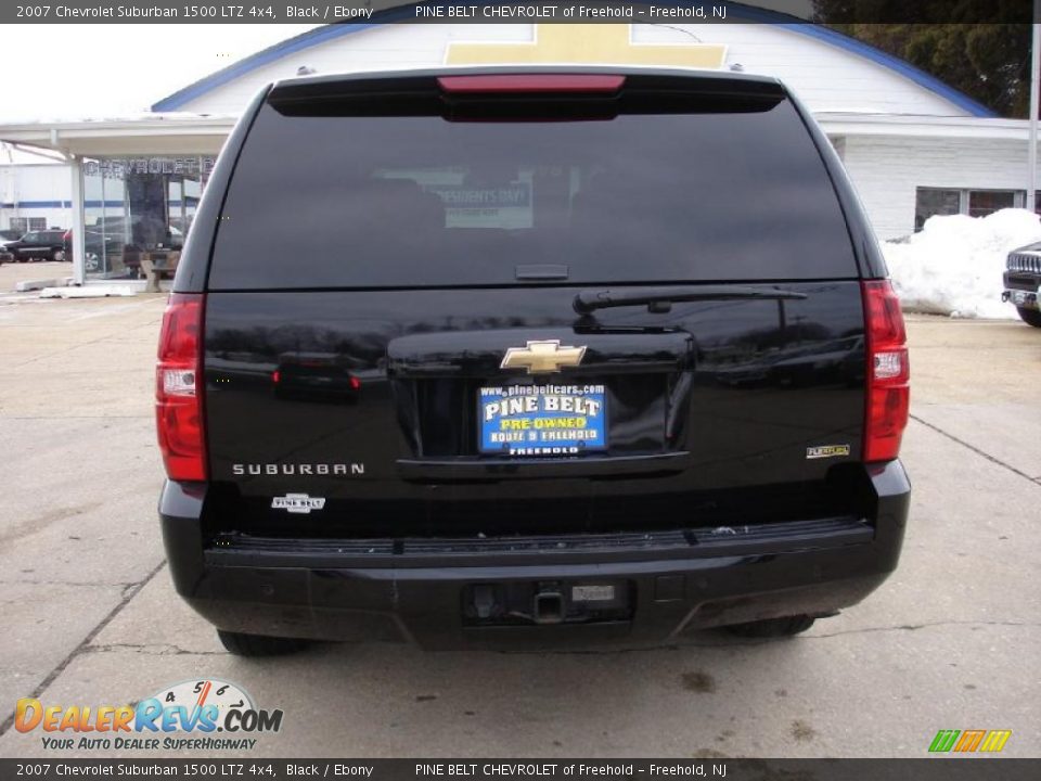 2007 Chevrolet Suburban 1500 LTZ 4x4 Black / Ebony Photo #5