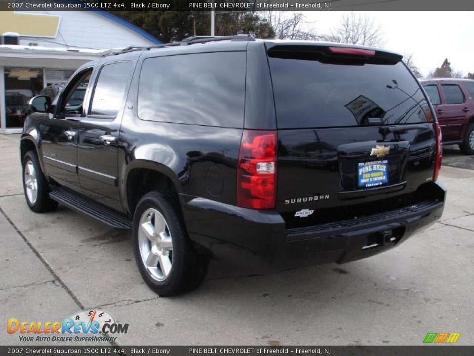 2007 Chevrolet Suburban 1500 LTZ 4x4 Black / Ebony Photo #6
