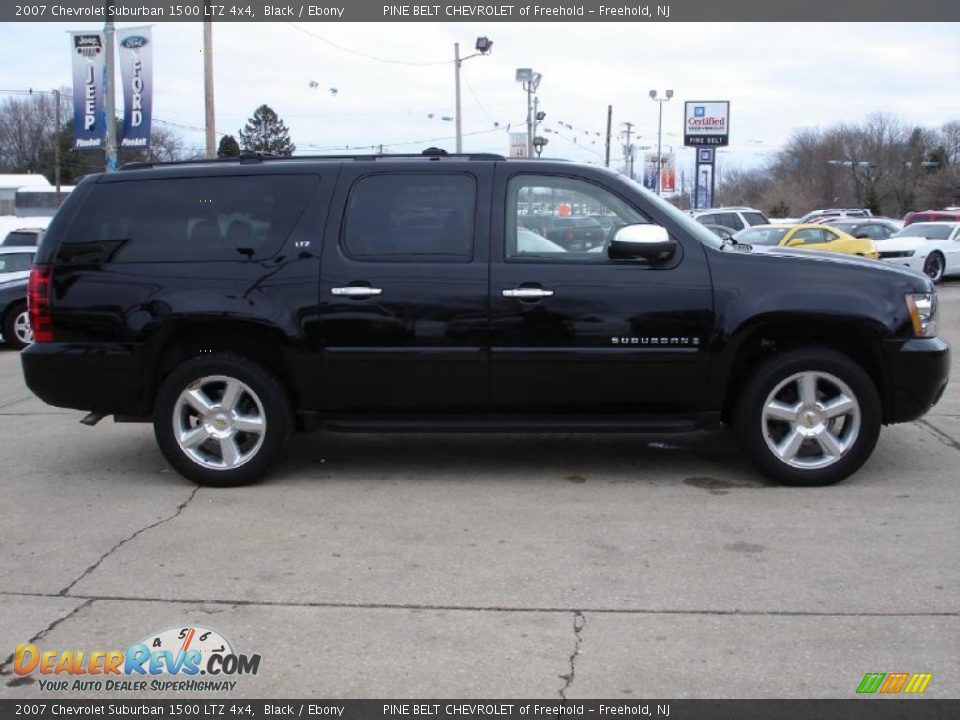 2007 Chevrolet Suburban 1500 LTZ 4x4 Black / Ebony Photo #7