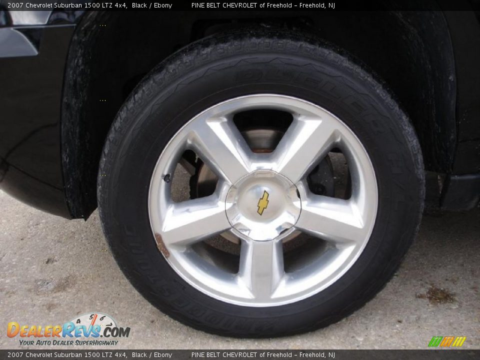 2007 Chevrolet Suburban 1500 LTZ 4x4 Black / Ebony Photo #8