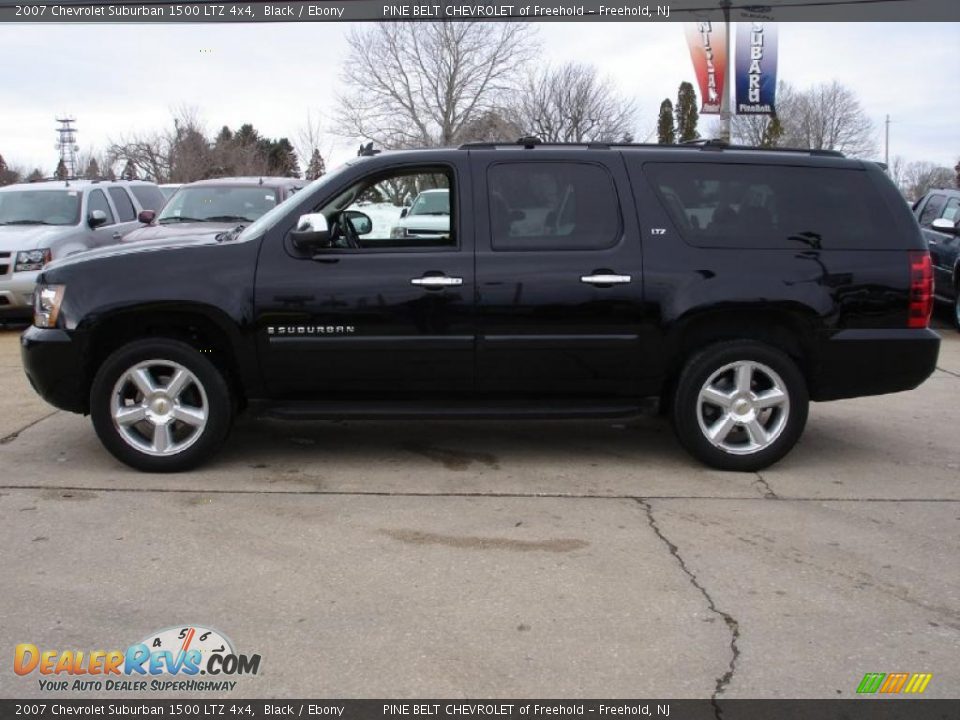 2007 Chevrolet Suburban 1500 LTZ 4x4 Black / Ebony Photo #9