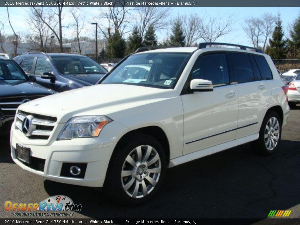 2010 Mercedes-Benz GLK 350 4Matic Arctic White / Black Photo #1