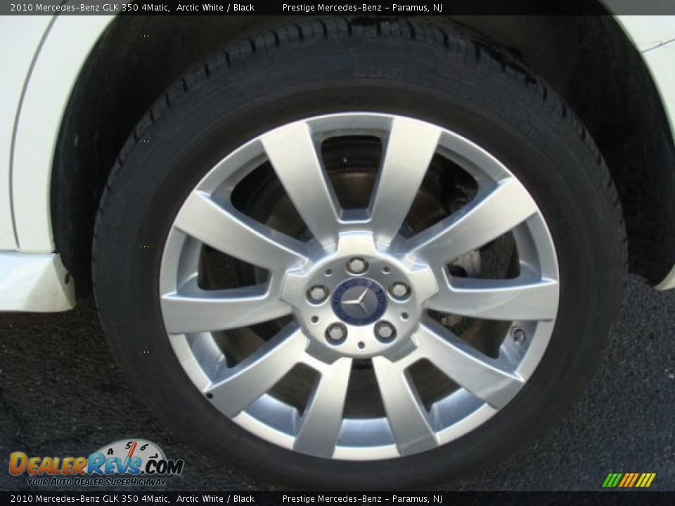 2010 Mercedes-Benz GLK 350 4Matic Arctic White / Black Photo #16