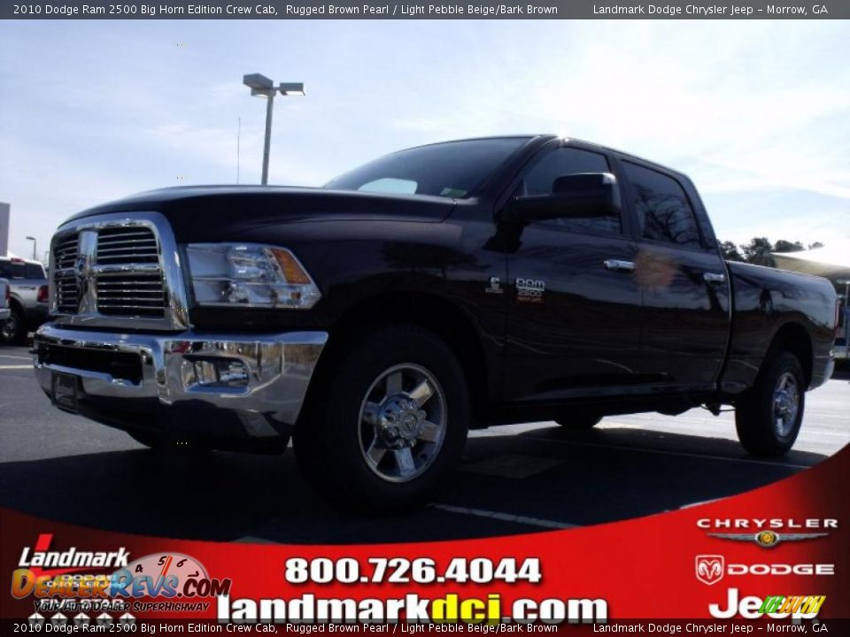 2010 Dodge Ram 2500 Big Horn Edition Crew Cab Rugged Brown Pearl / Light Pebble Beige/Bark Brown Photo #1