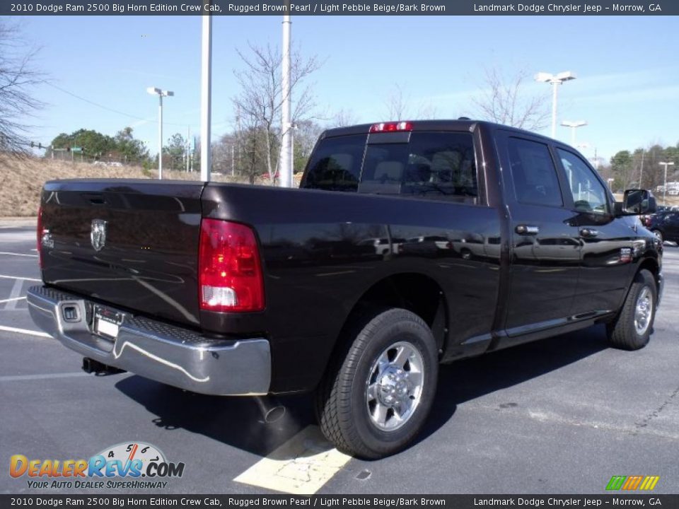 2010 Dodge Ram 2500 Big Horn Edition Crew Cab Rugged Brown Pearl / Light Pebble Beige/Bark Brown Photo #3