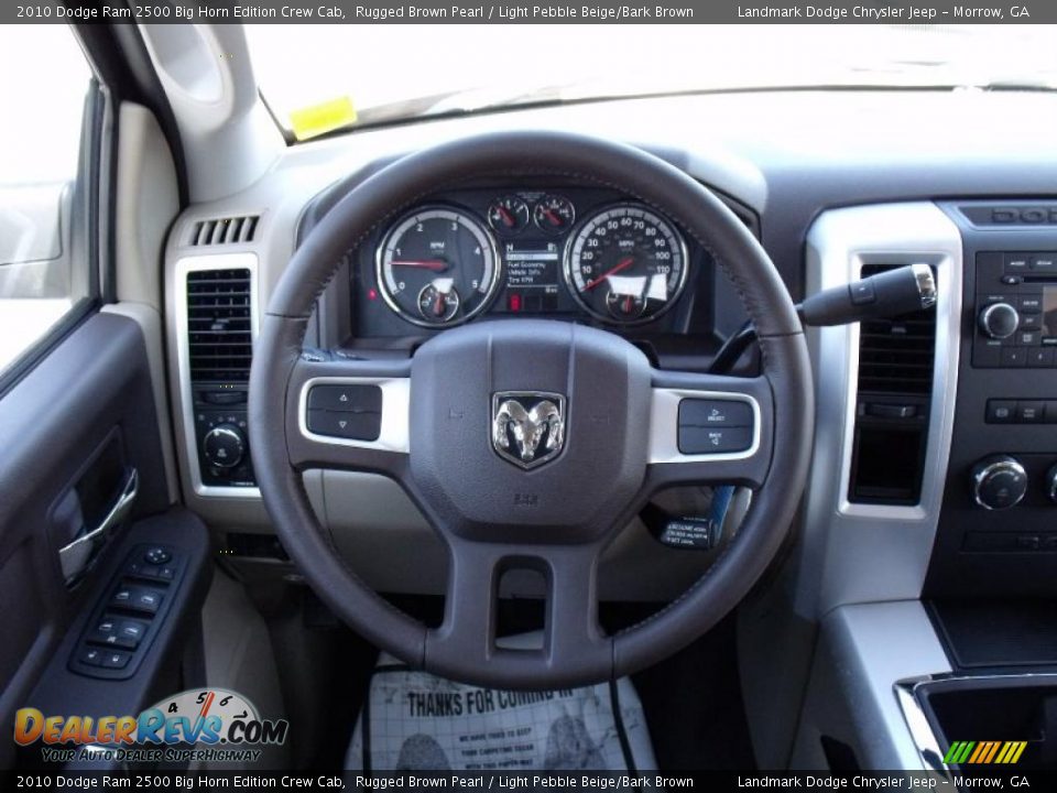 2010 Dodge Ram 2500 Big Horn Edition Crew Cab Rugged Brown Pearl / Light Pebble Beige/Bark Brown Photo #13