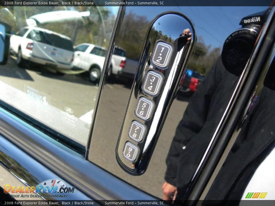 2008 Ford Explorer Eddie Bauer Black / Black/Stone Photo #20