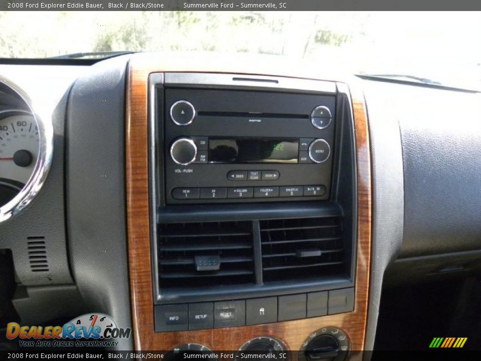 2008 Ford Explorer Eddie Bauer Black / Black/Stone Photo #22