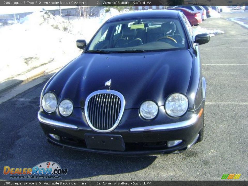 2001 Jaguar S-Type 3.0 Anthracite Black / Cashmere Photo #3