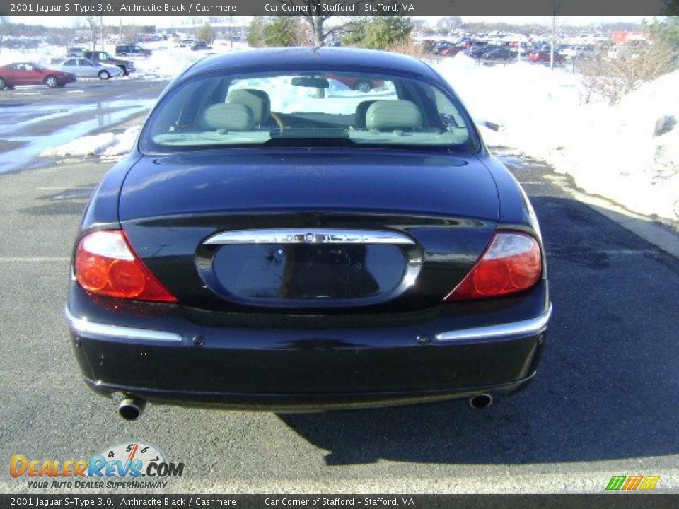 2001 Jaguar S-Type 3.0 Anthracite Black / Cashmere Photo #4