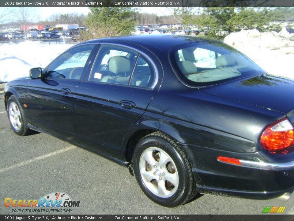 2001 Jaguar S-Type 3.0 Anthracite Black / Cashmere Photo #5