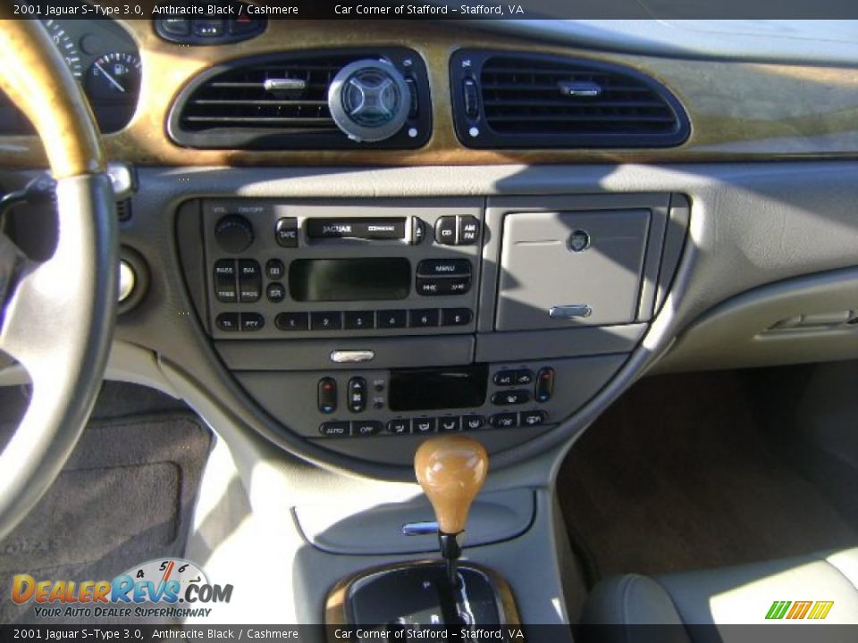 2001 Jaguar S-Type 3.0 Anthracite Black / Cashmere Photo #8