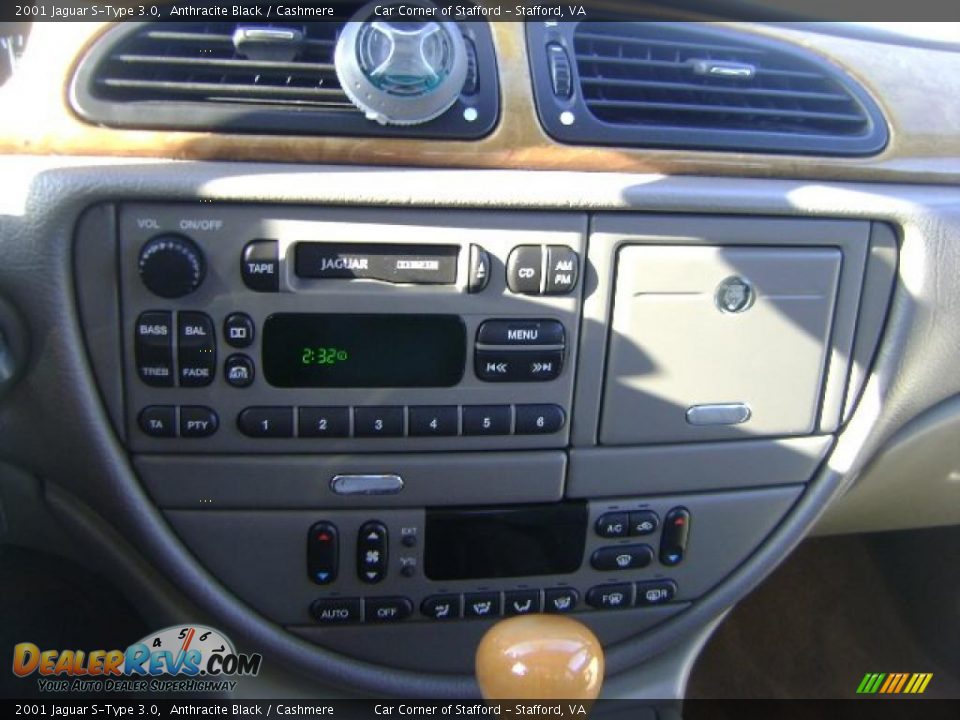2001 Jaguar S-Type 3.0 Anthracite Black / Cashmere Photo #9