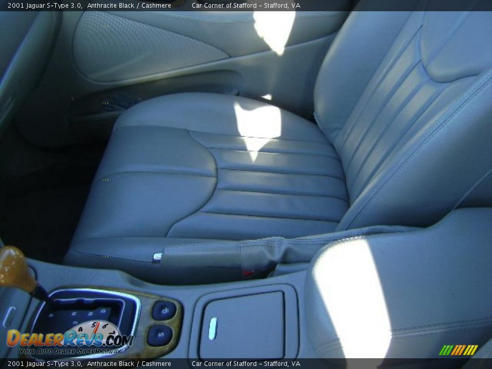 2001 Jaguar S-Type 3.0 Anthracite Black / Cashmere Photo #13