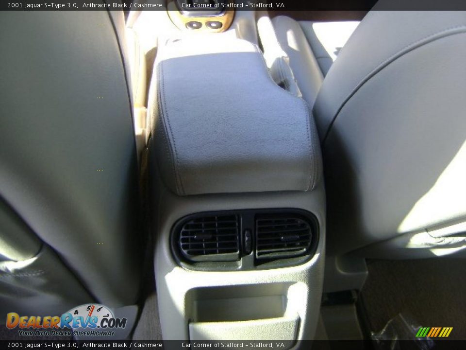 2001 Jaguar S-Type 3.0 Anthracite Black / Cashmere Photo #15