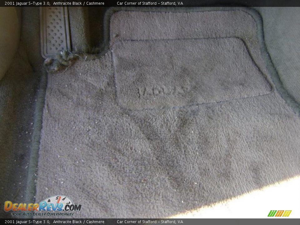 2001 Jaguar S-Type 3.0 Anthracite Black / Cashmere Photo #16