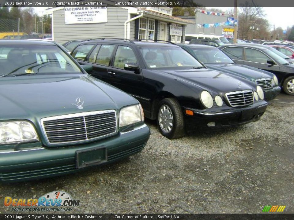 2001 Jaguar S-Type 3.0 Anthracite Black / Cashmere Photo #20