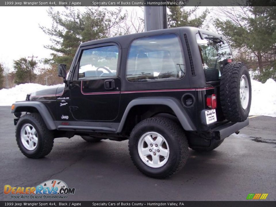 1999 Jeep Wrangler Sport 4x4 Black / Agate Photo #5