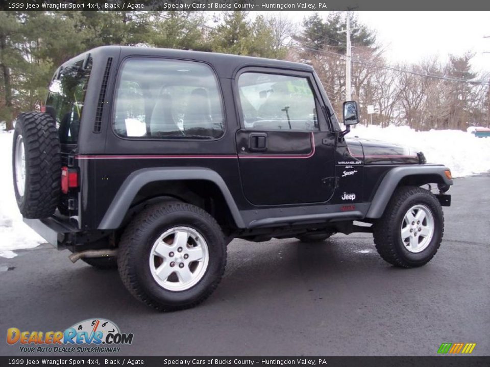 1999 Jeep Wrangler Sport 4x4 Black / Agate Photo #18