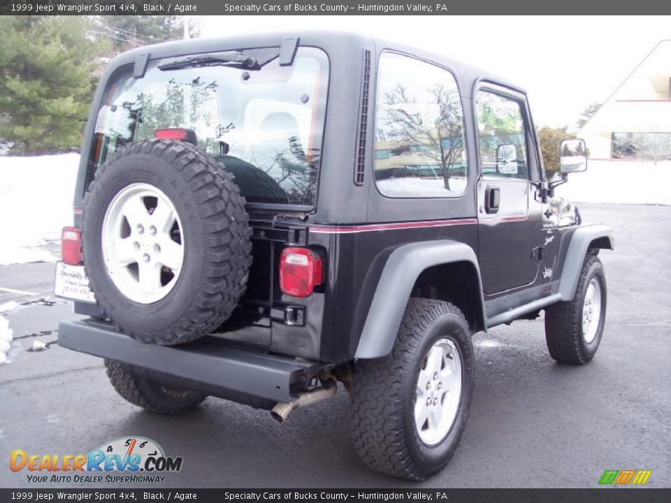 1999 Jeep Wrangler Sport 4x4 Black / Agate Photo #19
