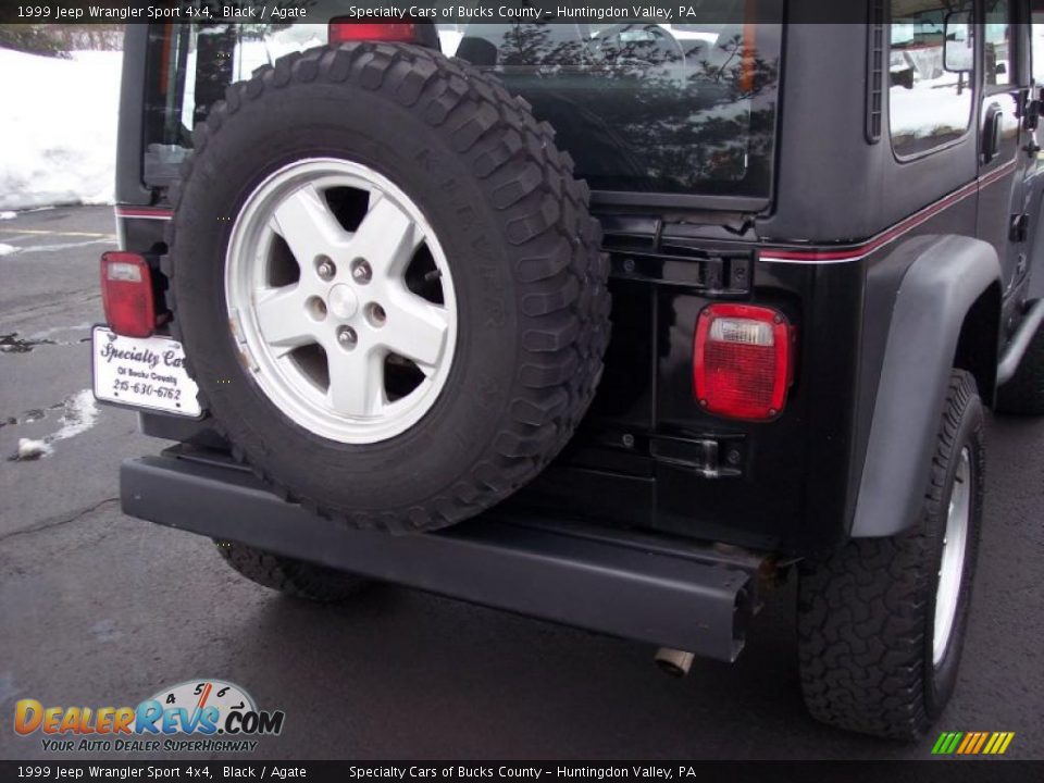 1999 Jeep Wrangler Sport 4x4 Black / Agate Photo #20