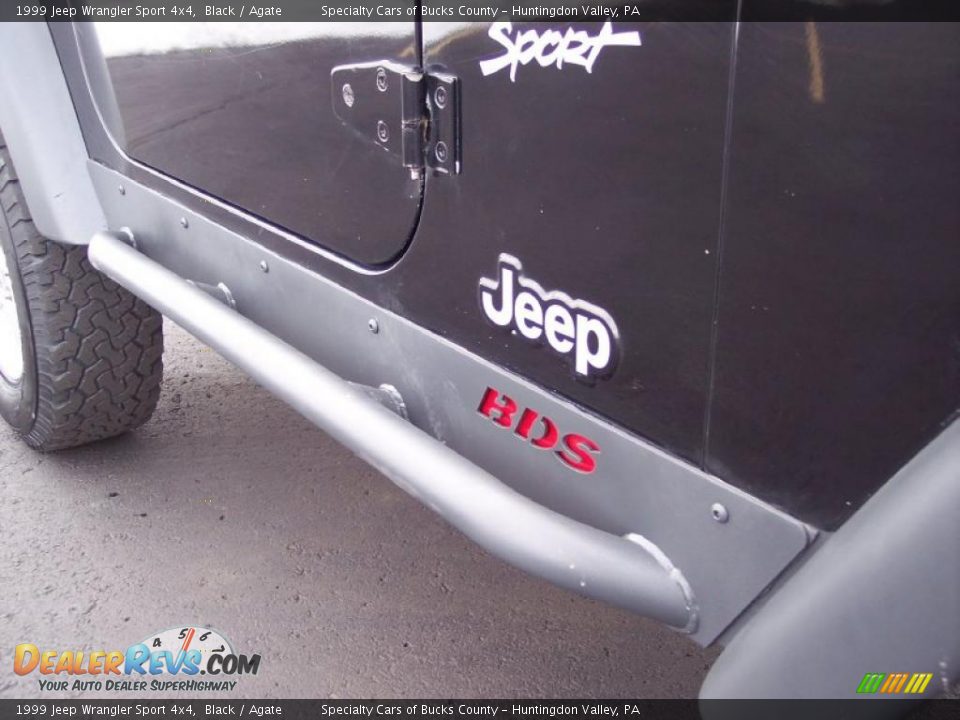 1999 Jeep Wrangler Sport 4x4 Black / Agate Photo #21