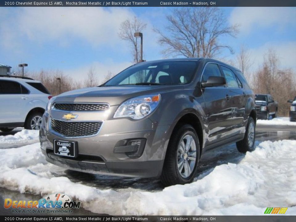 2010 Chevrolet Equinox LS AWD Mocha Steel Metallic / Jet Black/Light Titanium Photo #1