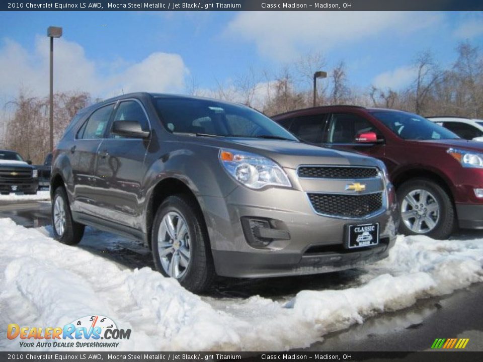 2010 Chevrolet Equinox LS AWD Mocha Steel Metallic / Jet Black/Light Titanium Photo #3