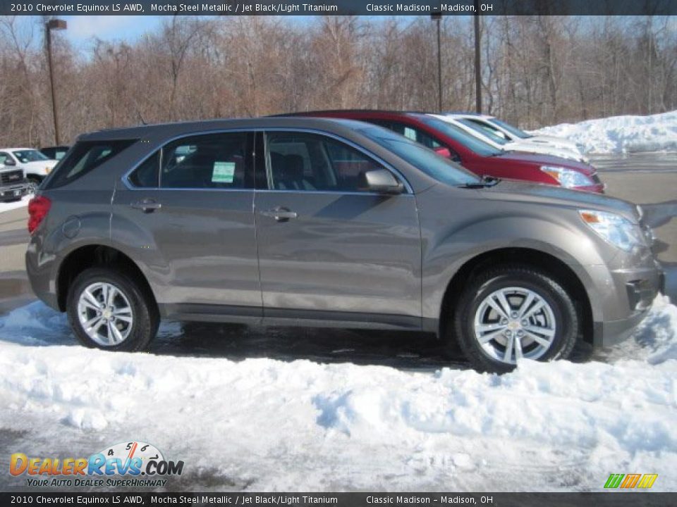 2010 Chevrolet Equinox LS AWD Mocha Steel Metallic / Jet Black/Light Titanium Photo #4