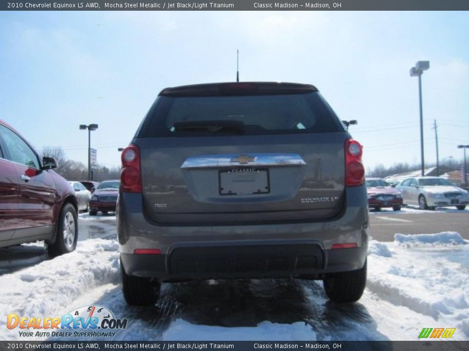 2010 Chevrolet Equinox LS AWD Mocha Steel Metallic / Jet Black/Light Titanium Photo #5