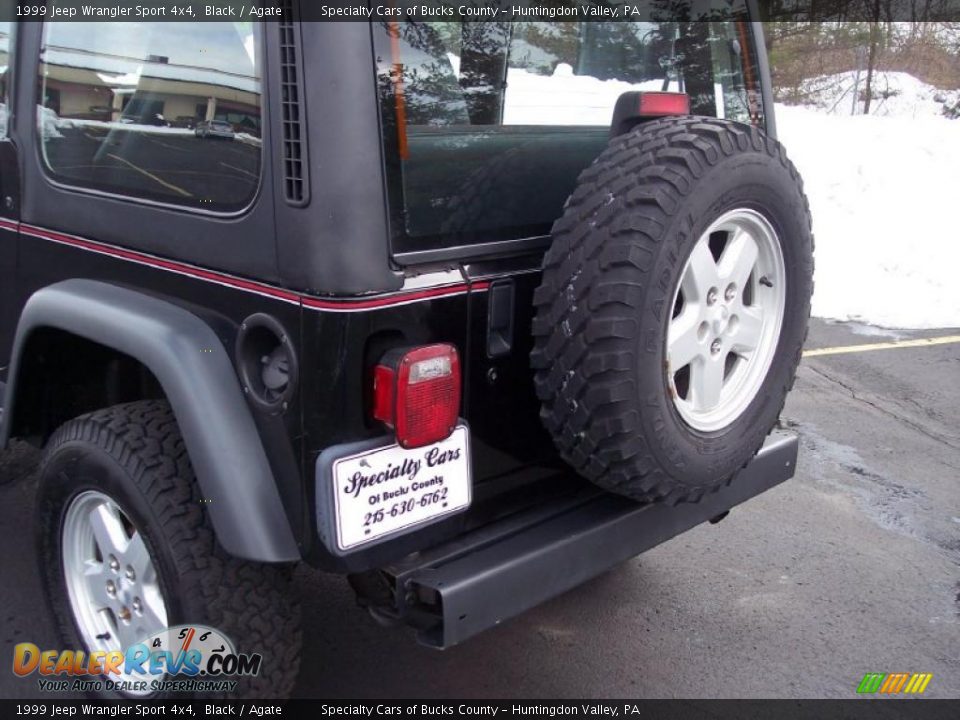 1999 Jeep Wrangler Sport 4x4 Black / Agate Photo #29