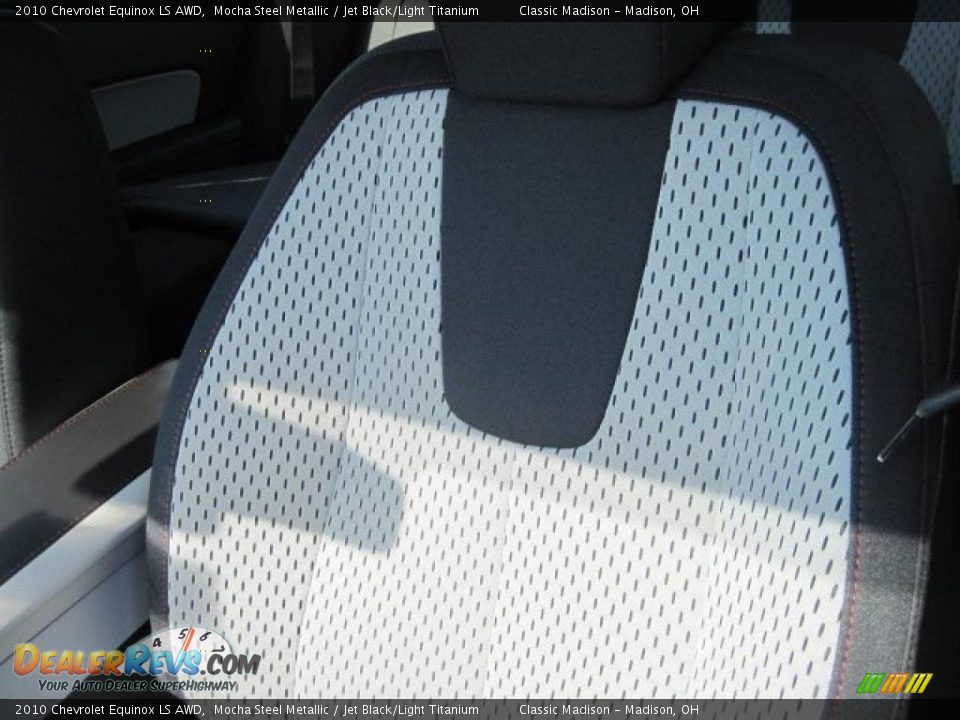 2010 Chevrolet Equinox LS AWD Mocha Steel Metallic / Jet Black/Light Titanium Photo #9