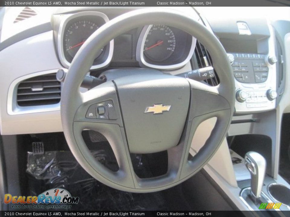 2010 Chevrolet Equinox LS AWD Mocha Steel Metallic / Jet Black/Light Titanium Photo #12