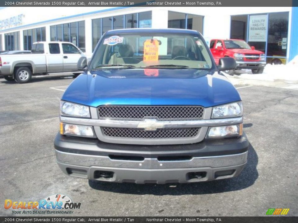 2004 Chevrolet Silverado 1500 Regular Cab Arrival Blue Metallic / Tan Photo #8