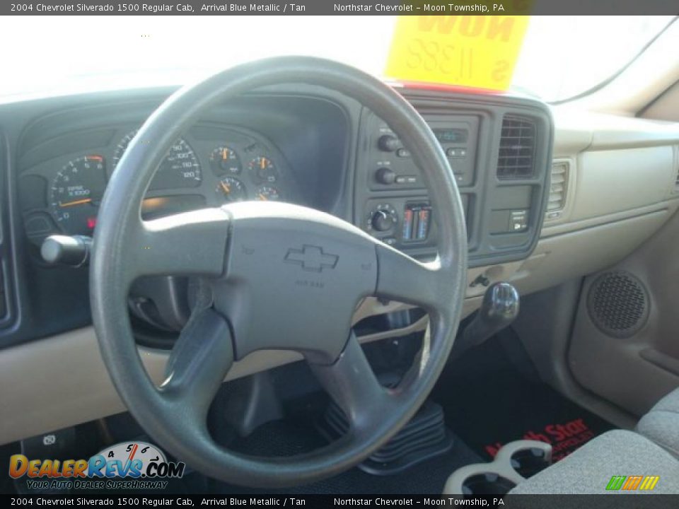 2004 Chevrolet Silverado 1500 Regular Cab Arrival Blue Metallic / Tan Photo #13