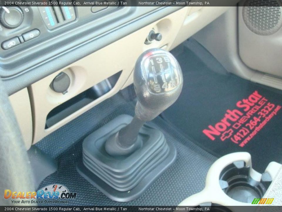 2004 Chevrolet Silverado 1500 Regular Cab Arrival Blue Metallic / Tan Photo #16