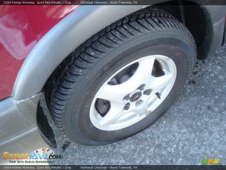2004 Pontiac Montana Sport Red Metallic / Gray Photo #9