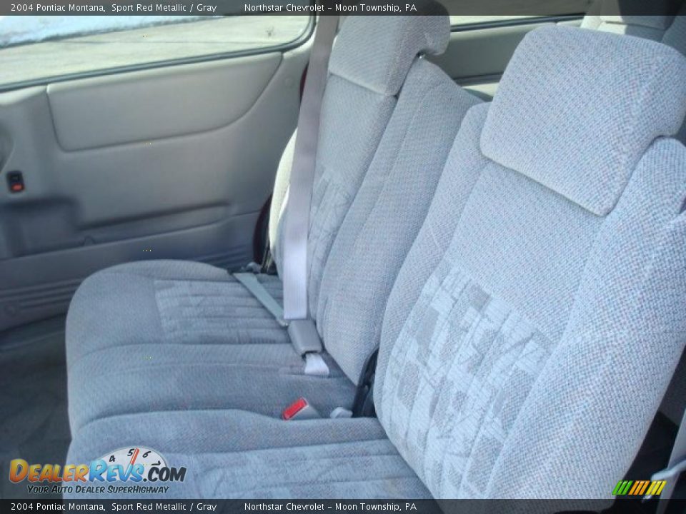 2004 Pontiac Montana Sport Red Metallic / Gray Photo #11