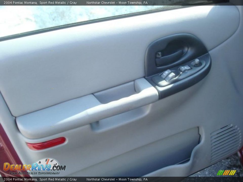 2004 Pontiac Montana Sport Red Metallic / Gray Photo #14