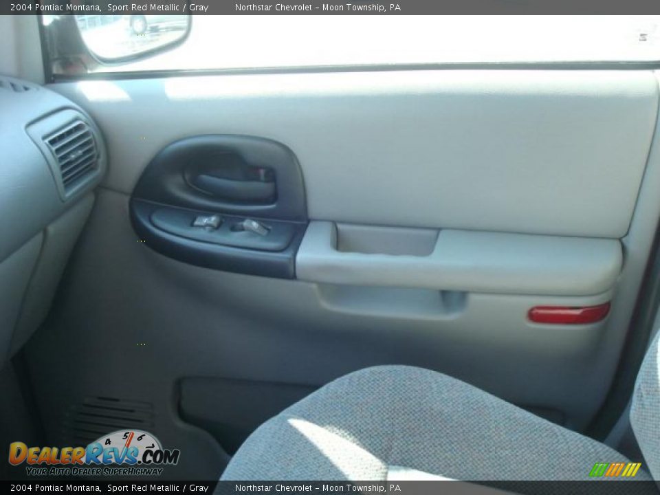 2004 Pontiac Montana Sport Red Metallic / Gray Photo #16