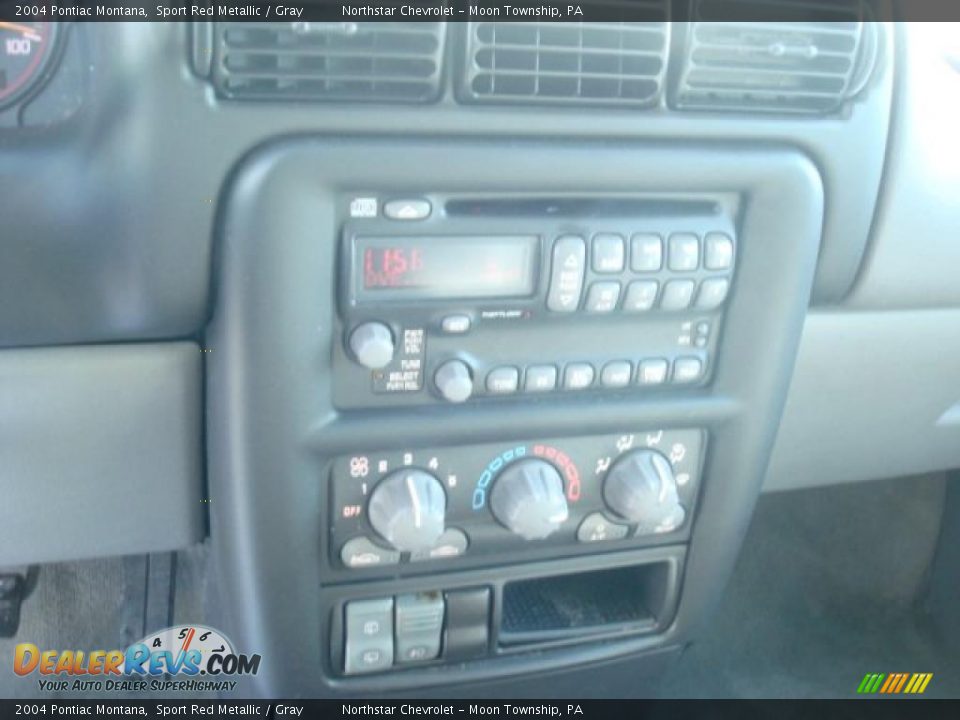 2004 Pontiac Montana Sport Red Metallic / Gray Photo #18