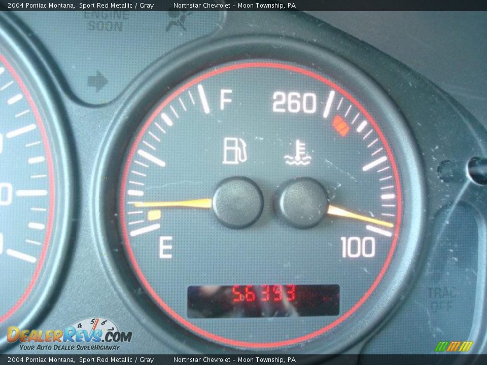 2004 Pontiac Montana Sport Red Metallic / Gray Photo #20