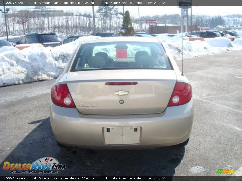 2006 Chevrolet Cobalt LS Sedan Sandstone Metallic / Neutral Photo #4
