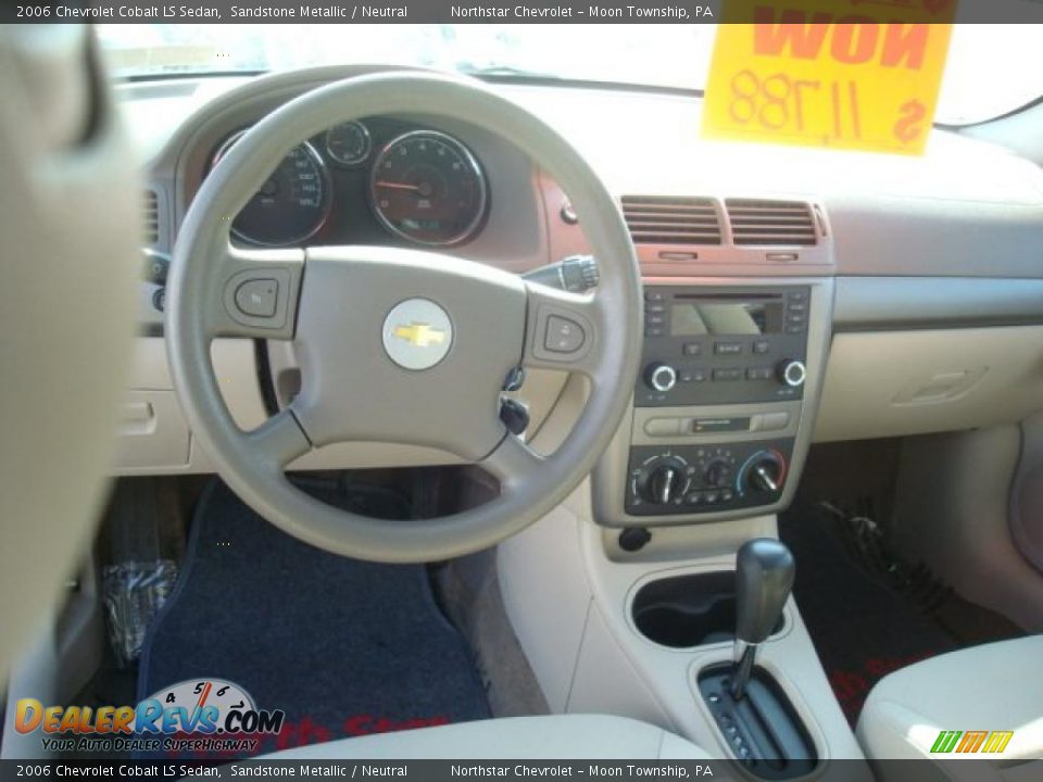 2006 Chevrolet Cobalt LS Sedan Sandstone Metallic / Neutral Photo #12