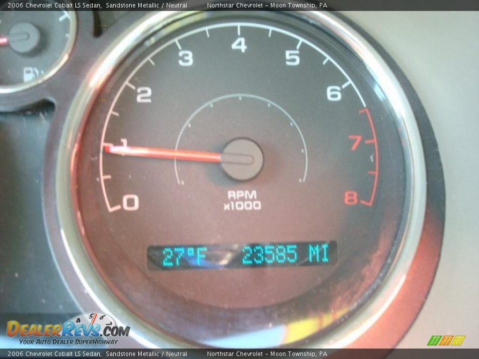 2006 Chevrolet Cobalt LS Sedan Sandstone Metallic / Neutral Photo #20