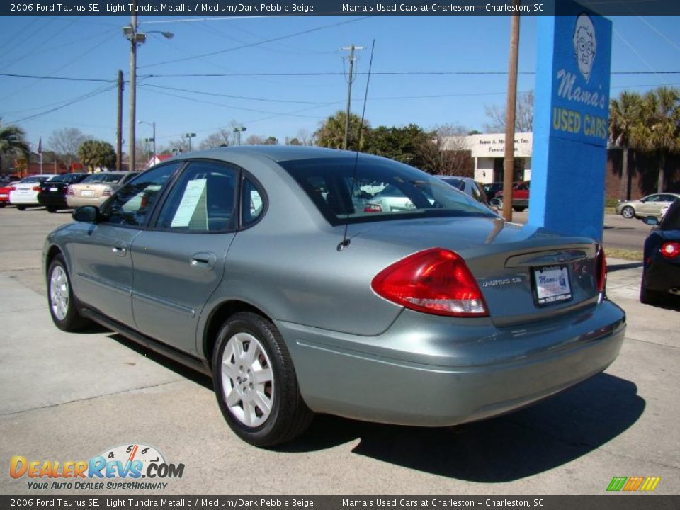 2006 Ford Taurus SE Light Tundra Metallic / Medium/Dark Pebble Beige Photo #6