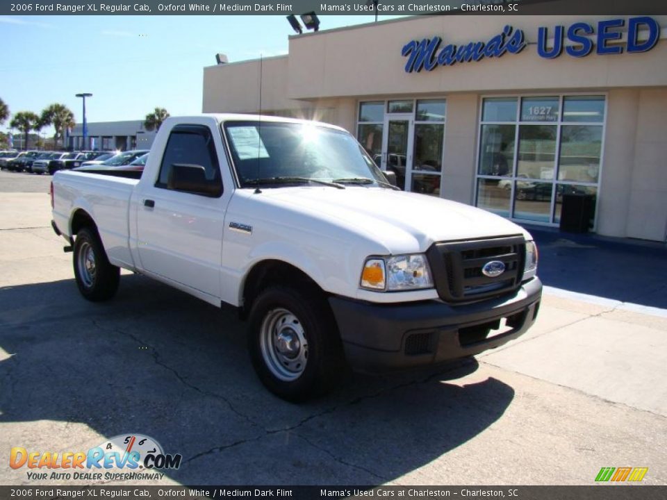 2006 Ford Ranger XL Regular Cab Oxford White / Medium Dark Flint Photo #2
